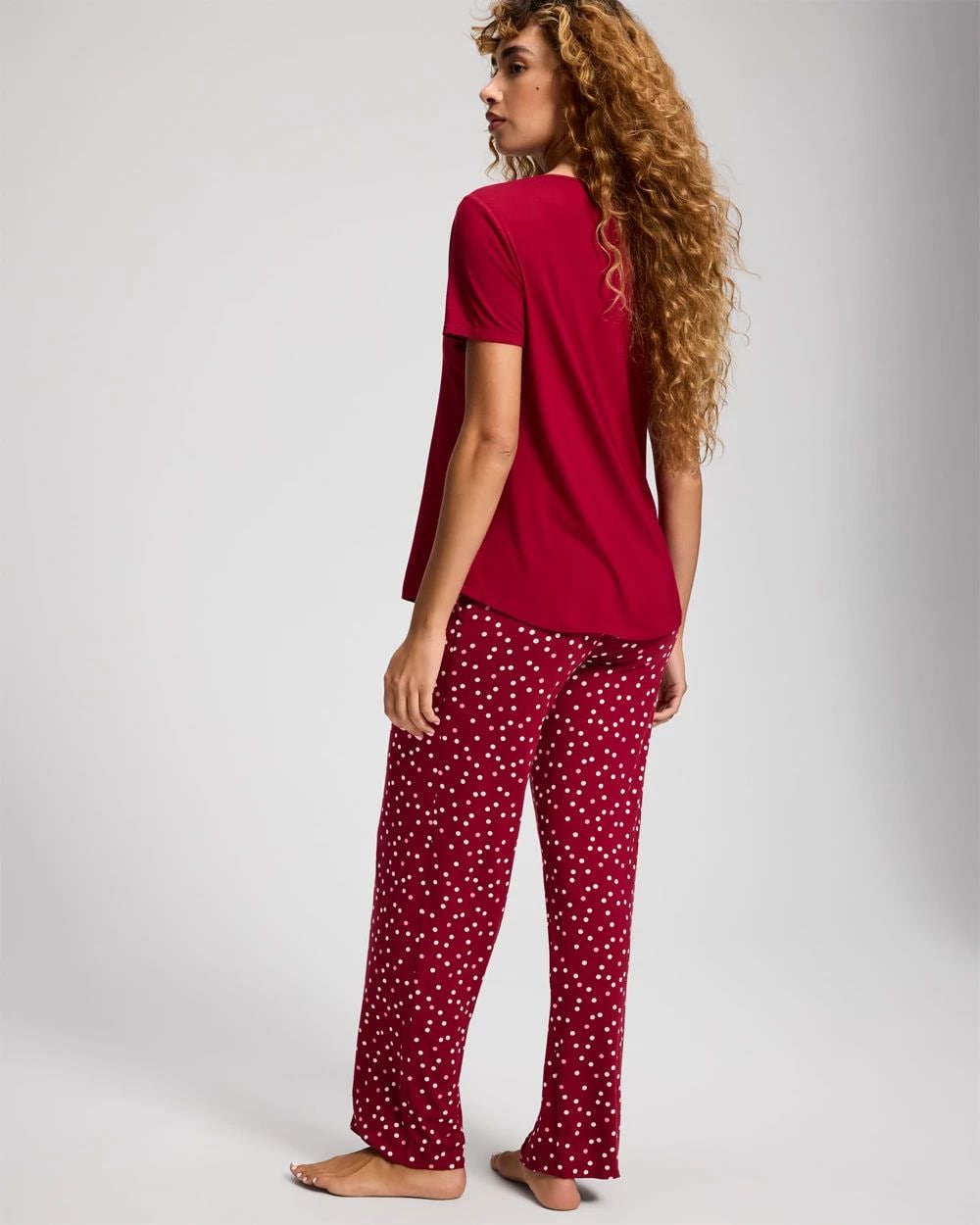 Packaged Short-Sleeve Pant Pajama Set click to view larger image.