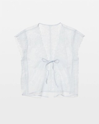 Lace Tie Front Top click to view larger image.