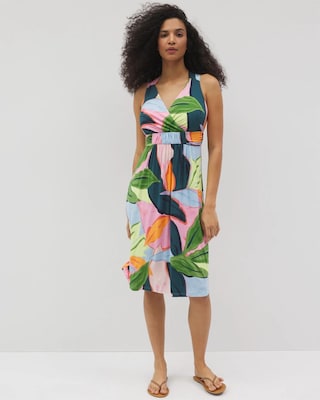 Cross Back Strap Bra Dress click to view larger image.