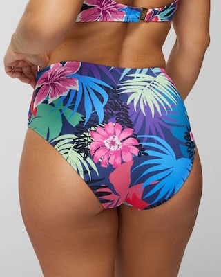Bleu Rod Hawaiian Punch High-Waist Swim Bottoms