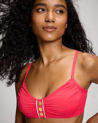 Ahoy Captain Bra Bikini Swim Top click to view larger image.