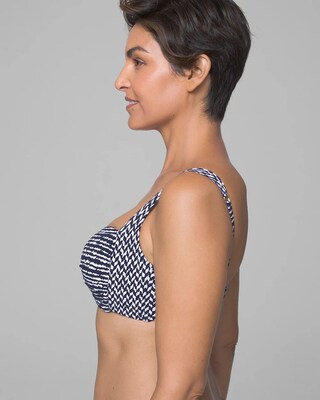 Sea Stream Twist Swim Bikini Top