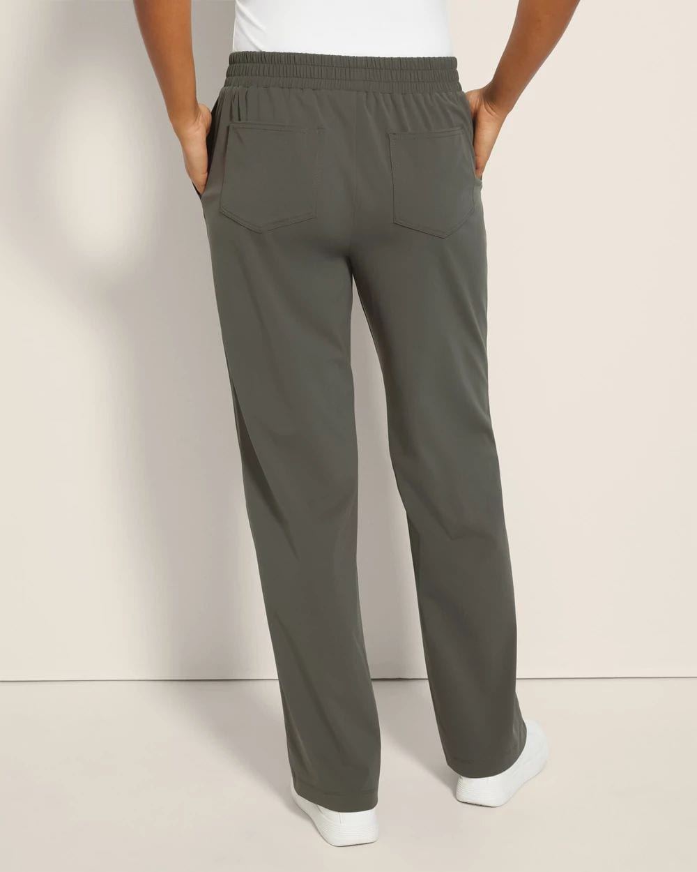 Tech Knit Wide-Leg Pants