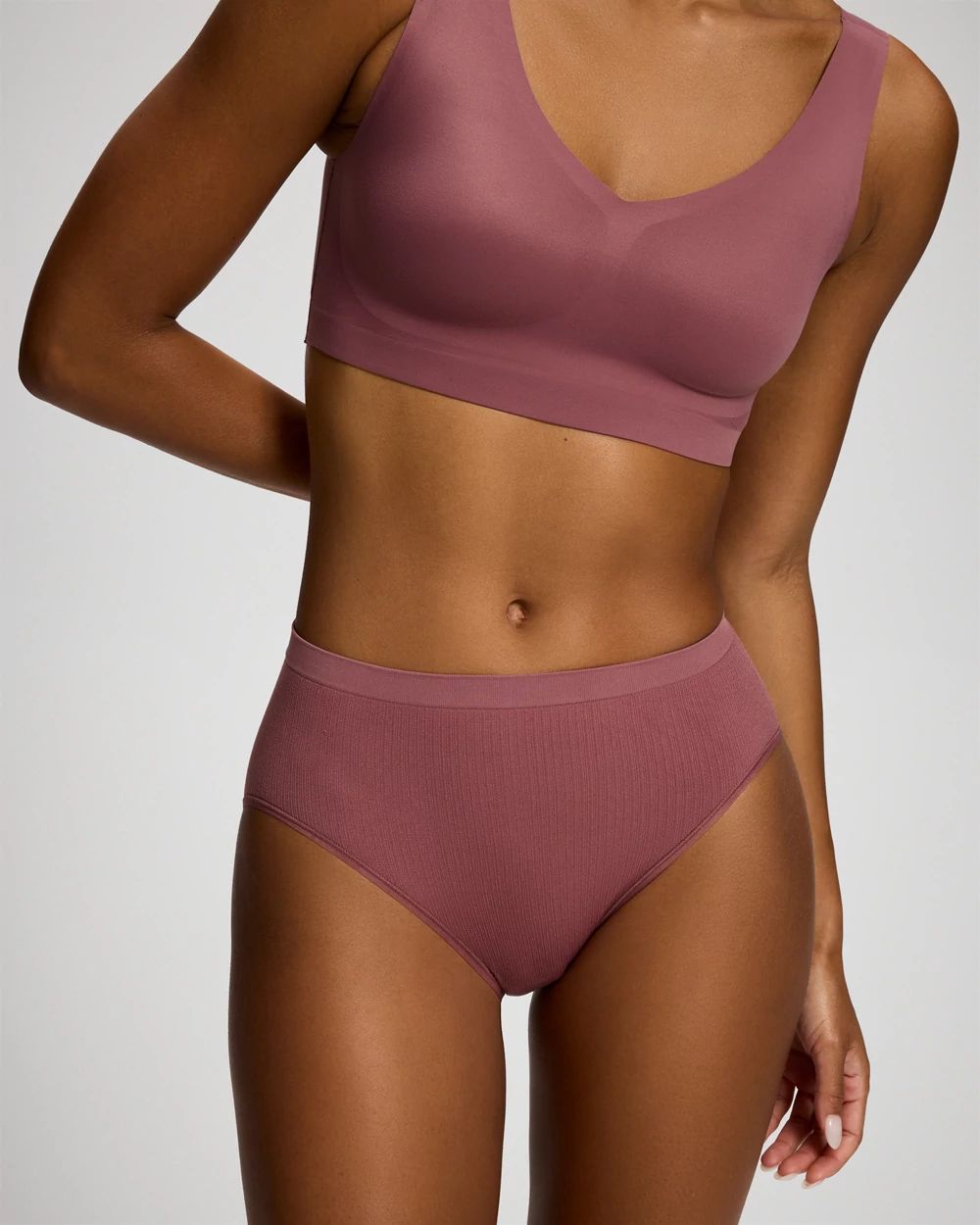 Seamless Rib High-Leg Panty