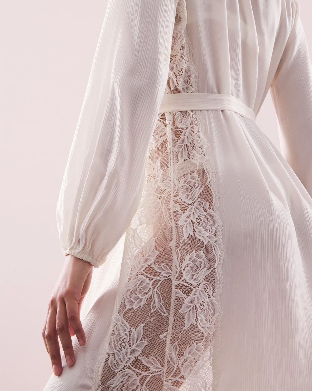 Soma's Sexiest Silk Chiffon Long Robe