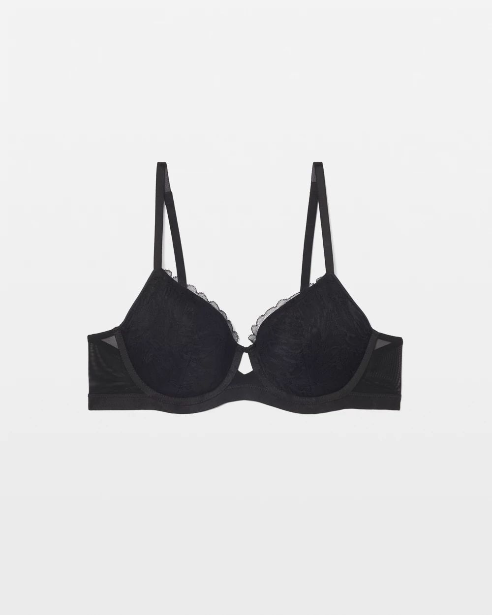 Lightly Lined Perfect Coverage Bra with Lace