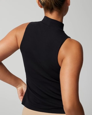 Mock-Neck Bra Tank Top