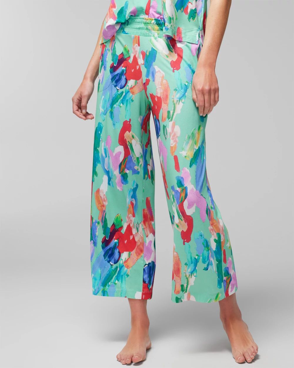 Cool Nights Cropped Pajama Pants