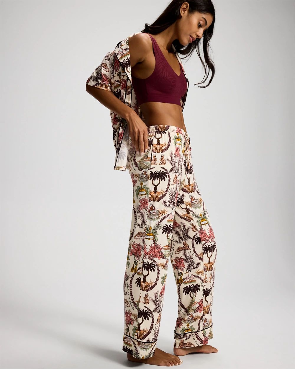 Printed Pajama Pant click to view larger image.