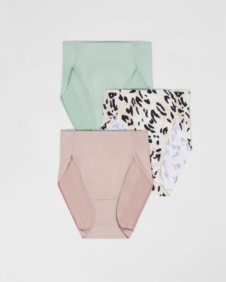 Tummy High-Leg Brief Panty 3 Pack