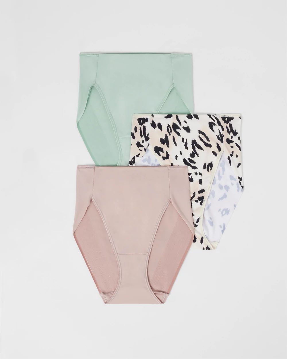 Tummy High-Leg Brief Panty 3 Pack