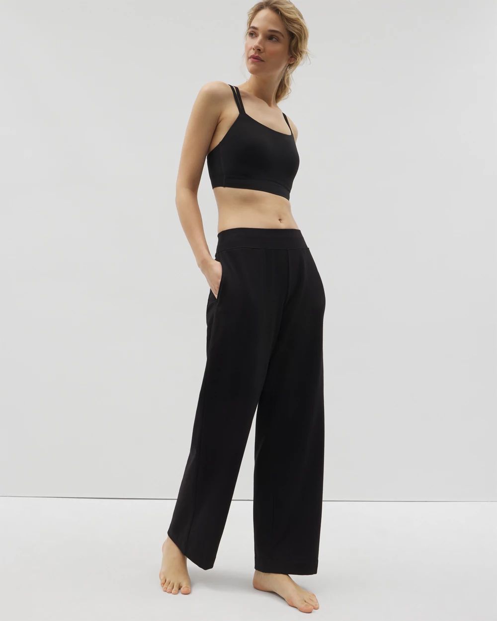 Essential Terry Straight-Leg Pants