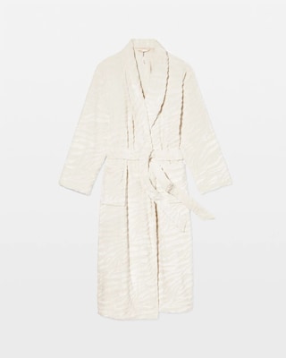 Textured Plush Long Robe click to view larger image.