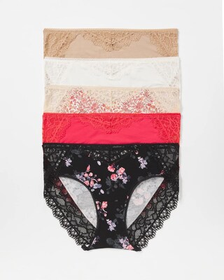 Lace Hipster 5 Pack