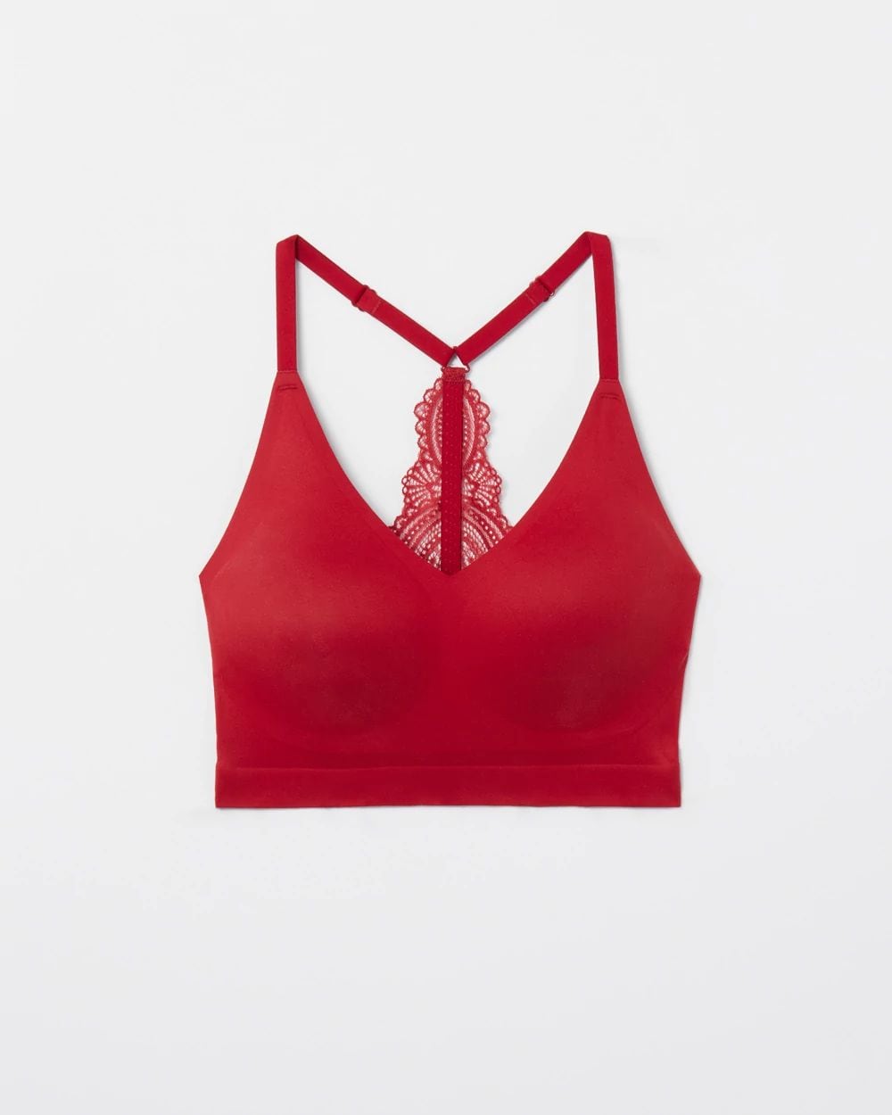Enbliss Racerback Bralette with Lace Back