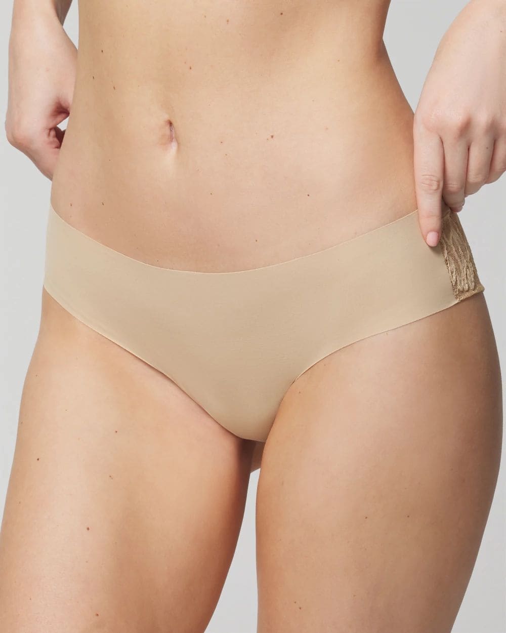 Almost Bare Cheeky Hipster Panty with Lace Back