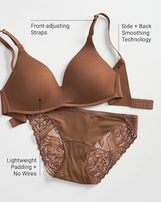 Lightly Lined Wireless Bra click to view larger image.