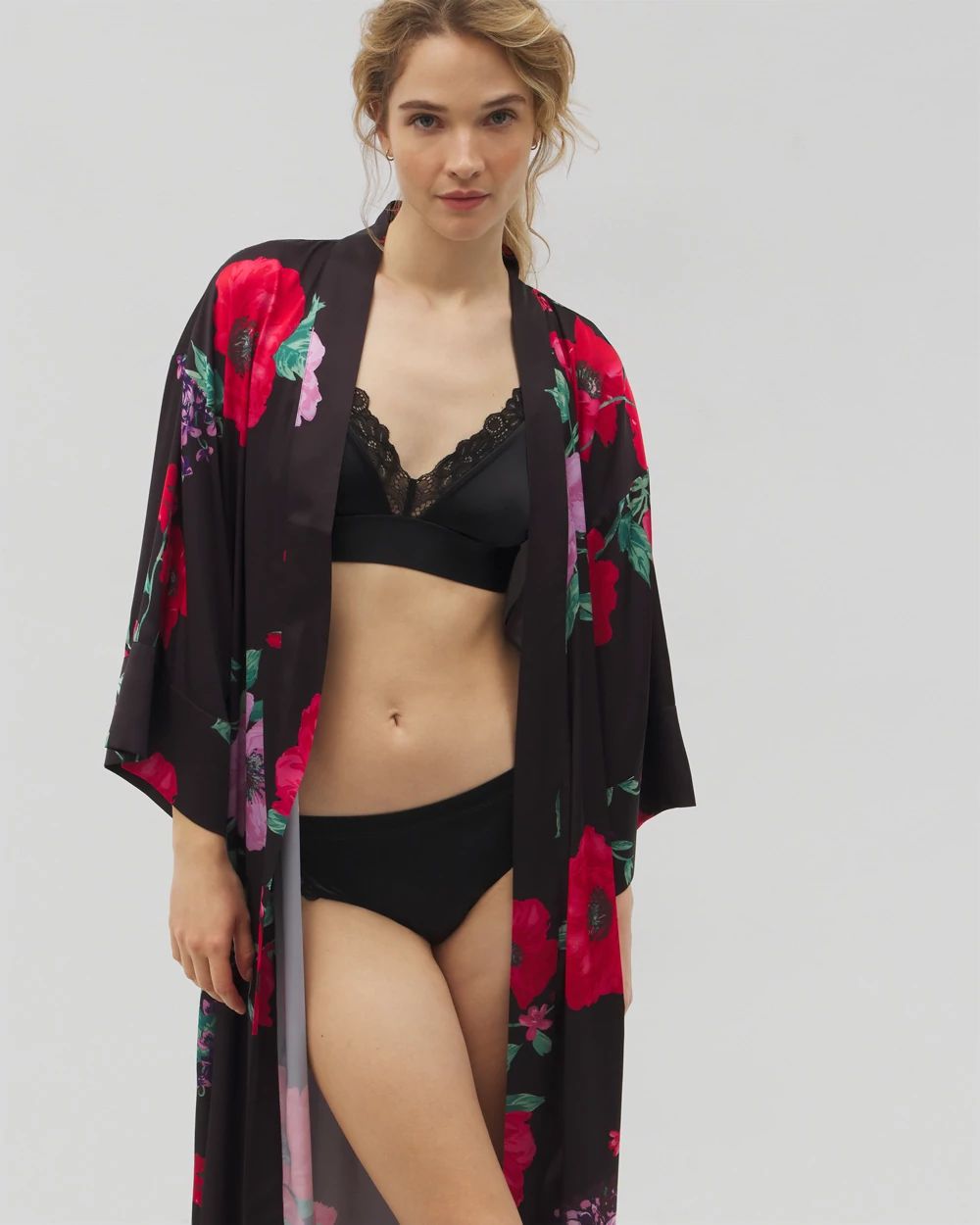 Satin Long Robe