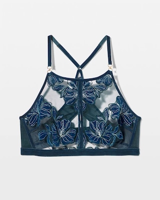 Soma’s Sexiest Velvet Applique High Neck Bra click to view larger image.