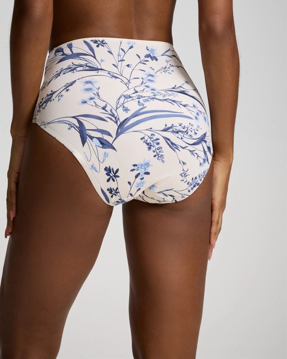 Vanishing Tummy High-Waist Brief Panty with Lace