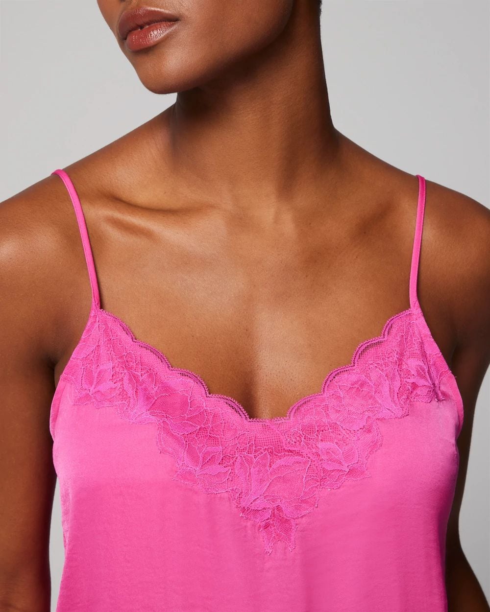Lace-Trim Pajama Cami