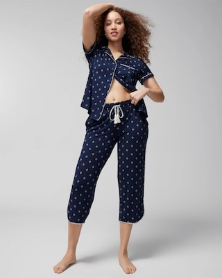Cropped Pajama Pants