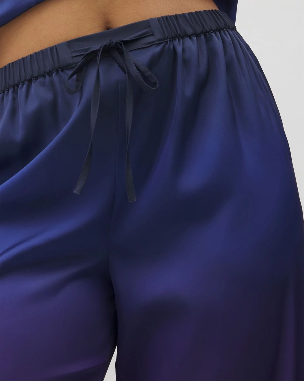 Satin Printed Pajama Pants