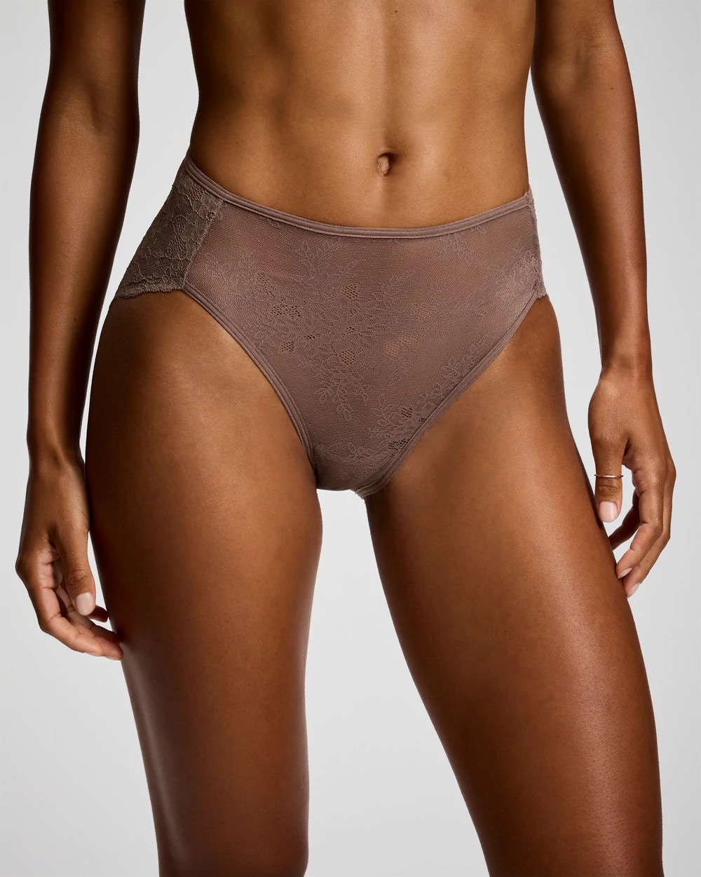 Allover Lace High-Leg Panty