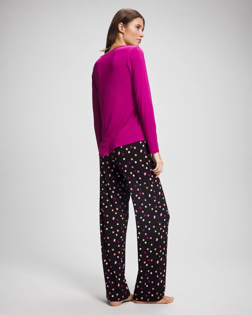 Cool Nights Packaged Long-Sleeve Pant Pajama Set