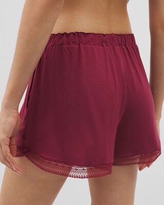 Geo Lace Pajama Short click to view larger image.