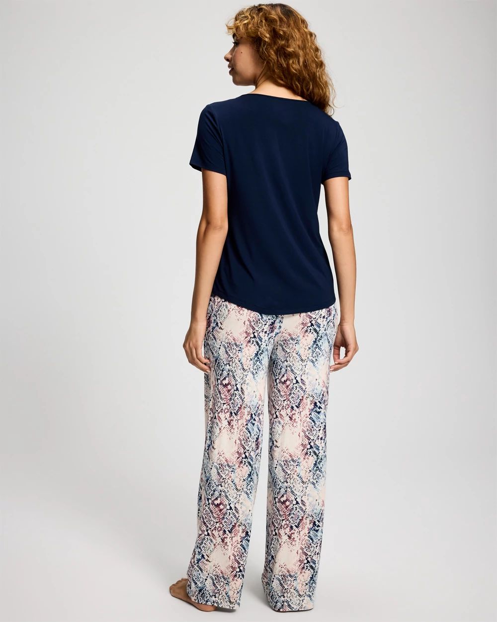Short Sleeve + Pant Pajama Set click to view larger image.
