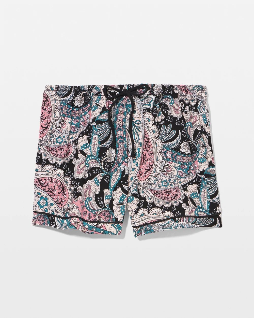 Relaxed Piped Pajama Short click to view larger image.