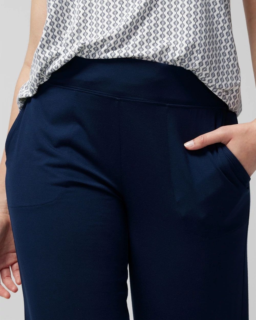 Cool Nights Cropped Pajama Pants