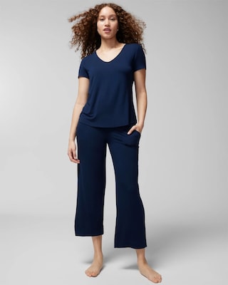 Short Sleeve Pajama Tee click to view larger image.