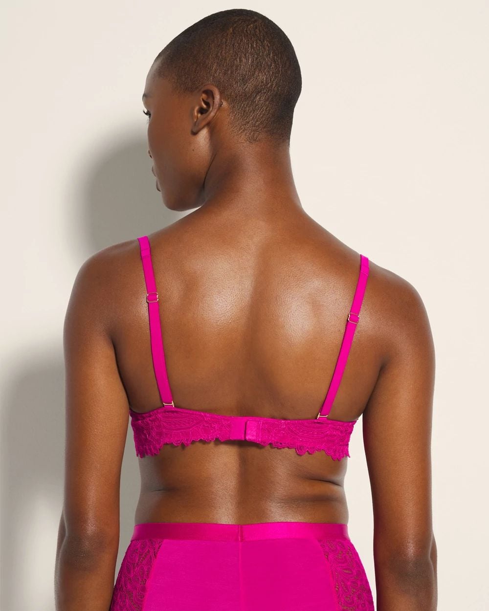 Soma Balconette Unlined Bra with Lace click to view larger image.