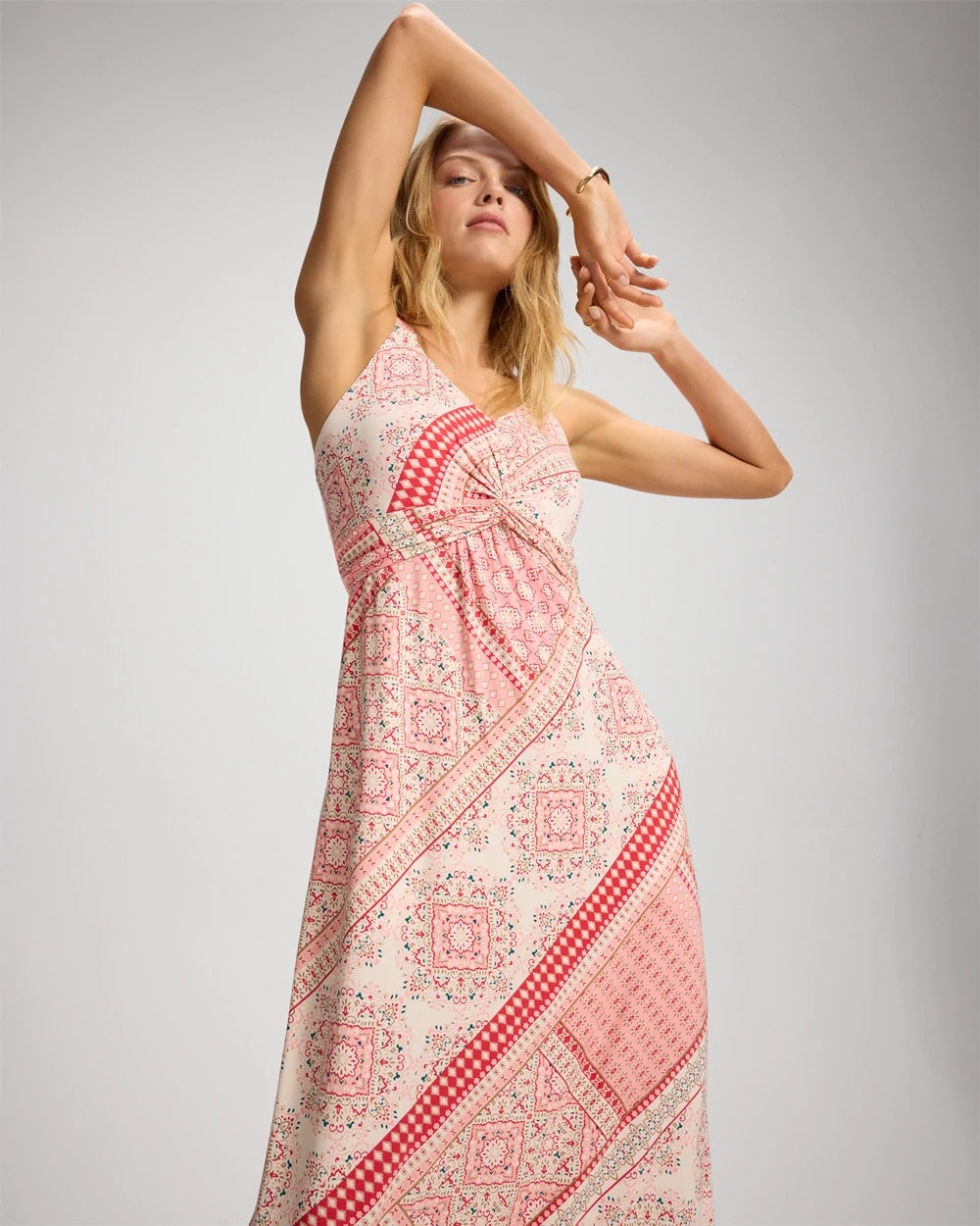 Twist Front Maxi Bra Dress
