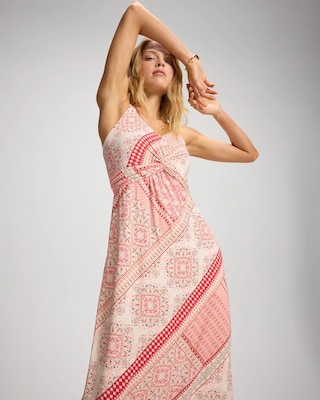 Twist Front Maxi Bra Dress click to view larger image.