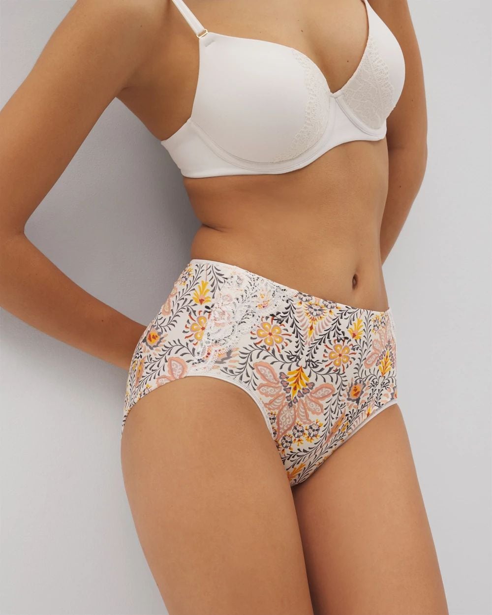 Vanishing Tummy Modern Brief Panty with Lace