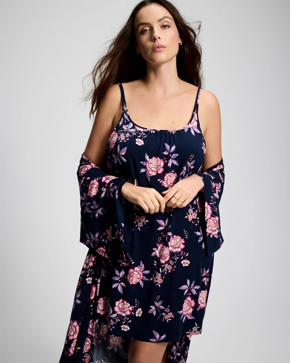 Scoop Neck Soft Support Chemise click to view larger image.
