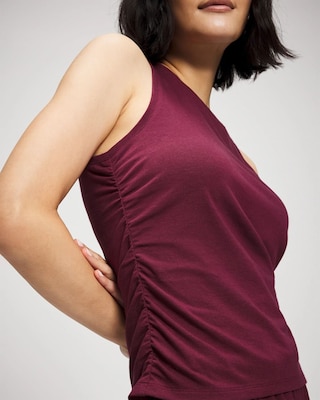 Ruched Pajama Tank click to view larger image.
