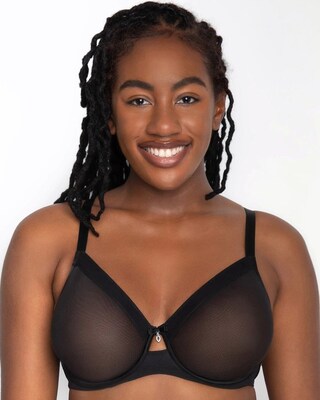 Sheer Mesh Full Coverage Bra
