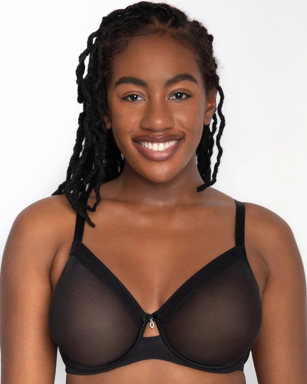 Sheer Mesh Full Coverage Bra