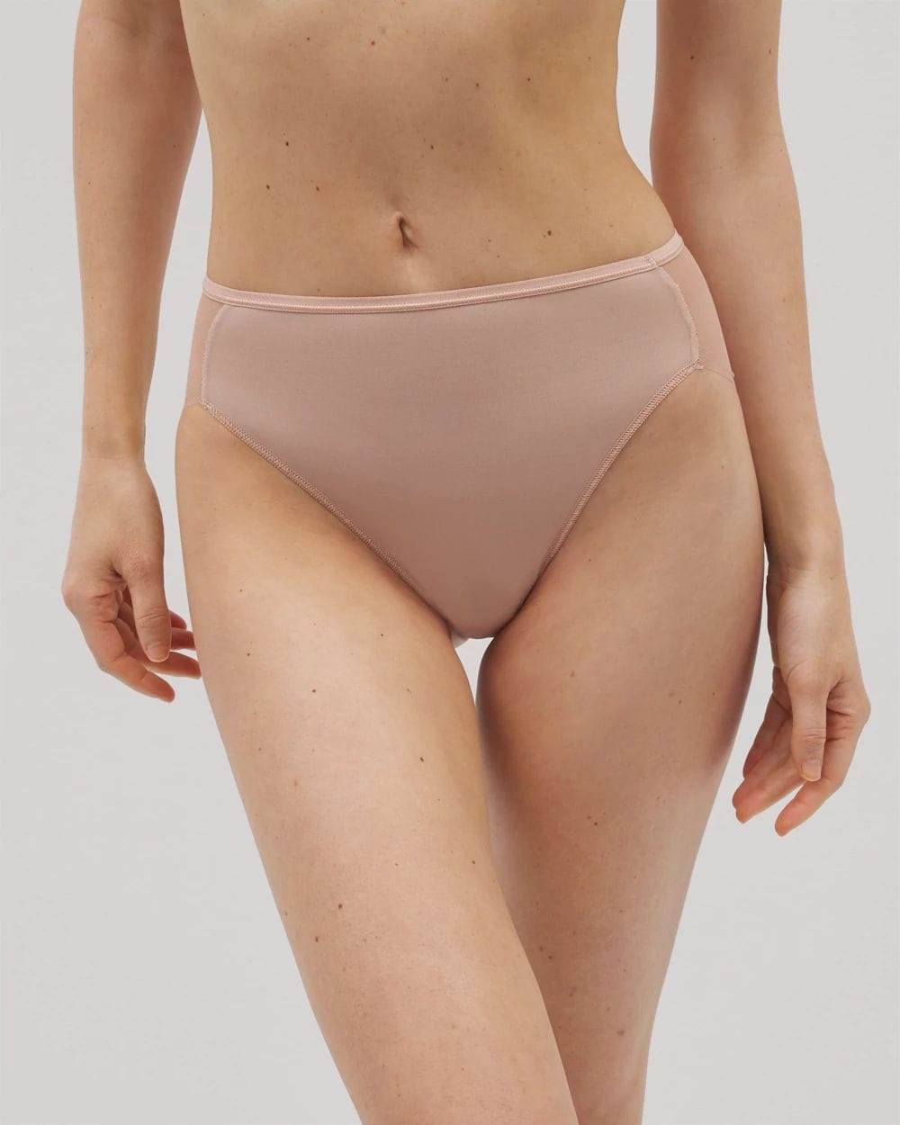 Mesh Back High-Leg Panty