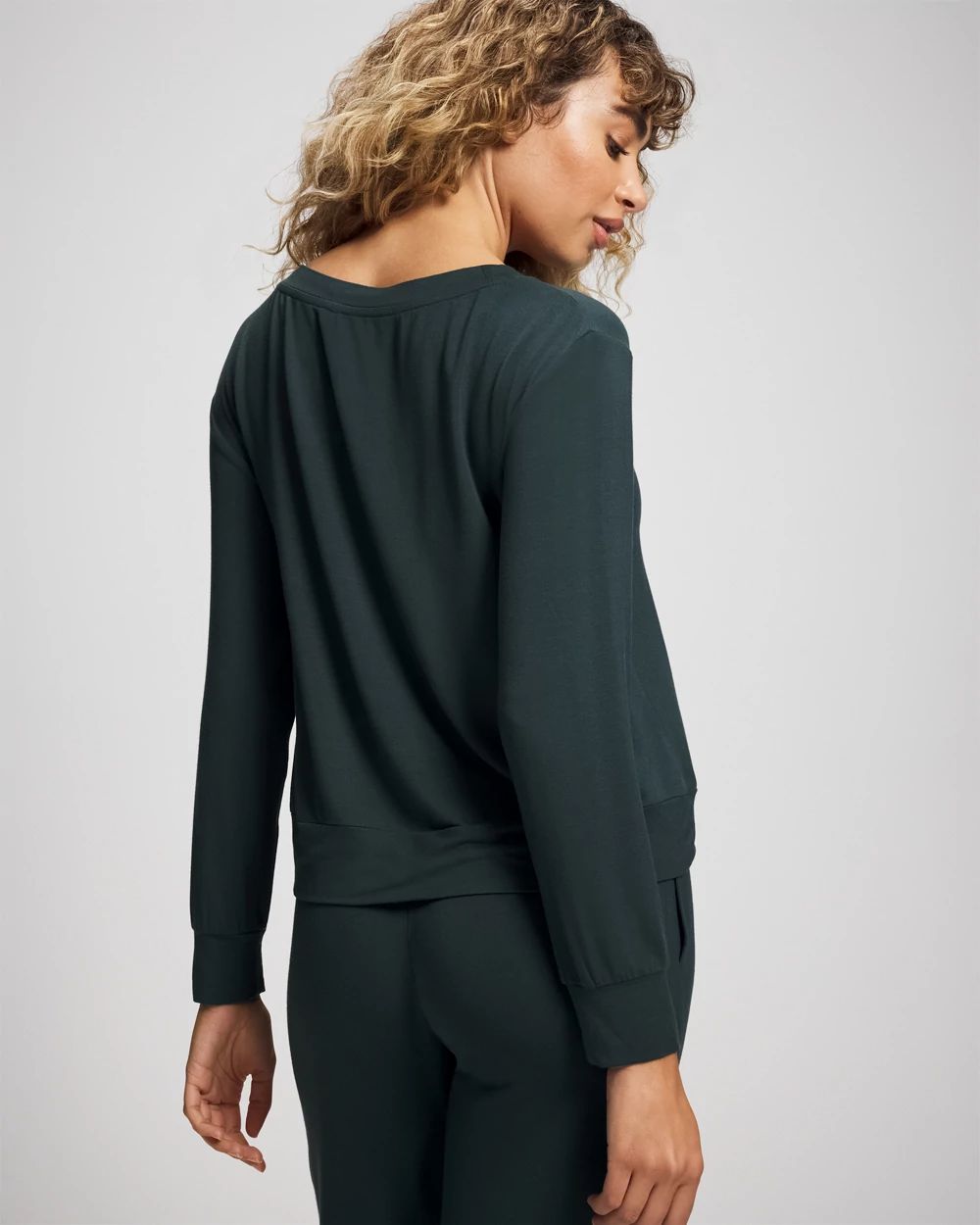 Long-Sleeve Pajama Top click to view larger image.