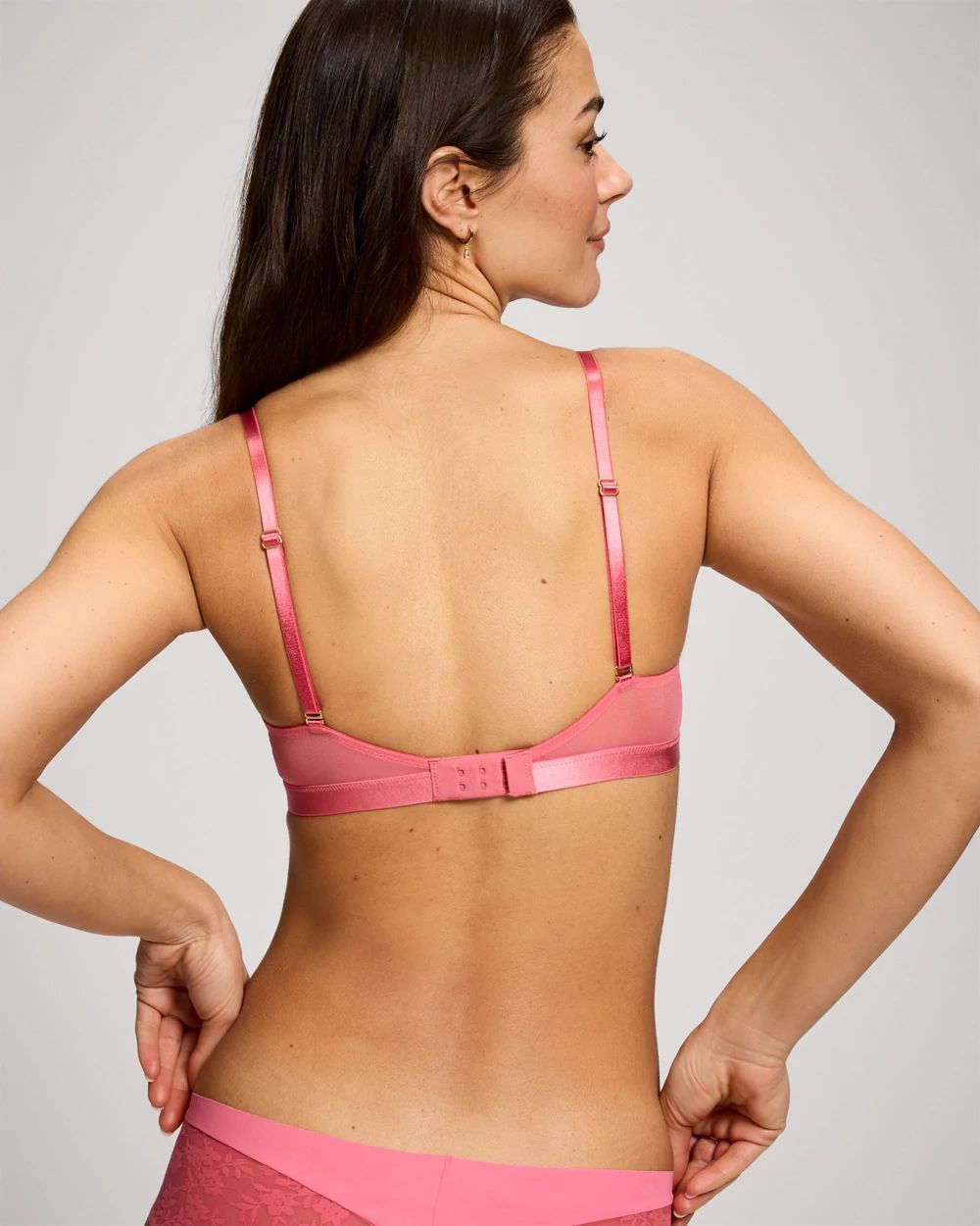 Floral Lace Perfect Coverage Bra click to view larger image.