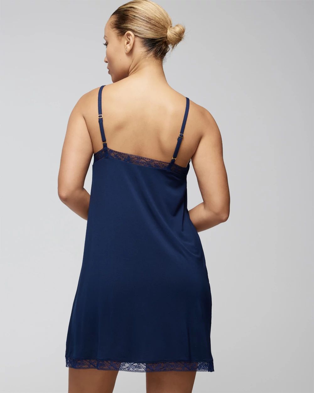 Cool Nights Lace Trim Chemise
