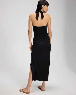 Twist-Front Halter Maxi Bra Dress click to view larger image.