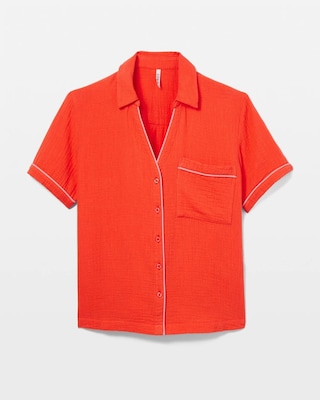 Short-Sleeve Pajama Top click to view larger image.