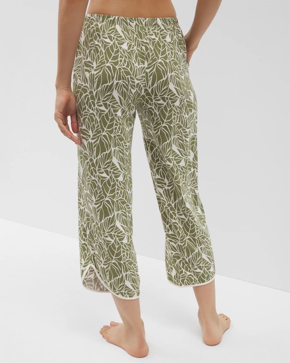 Crop Pajama Pant click to view larger image.