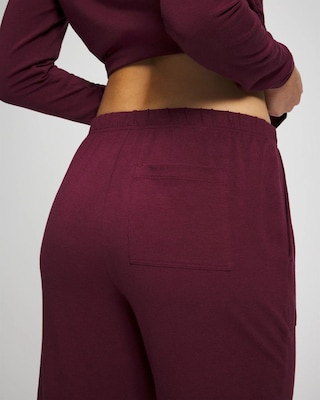 Crop Pajama Pants click to view larger image.